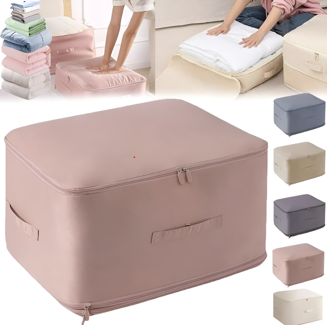 Storage Space Saving Self Compression Organizer