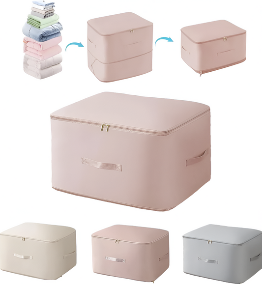 Storage Space Saving Self Compression Organizer